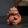 Cute Dinosaur Tea Pets — Adorable Purple Clay Decor & Gift for Tea Lovers