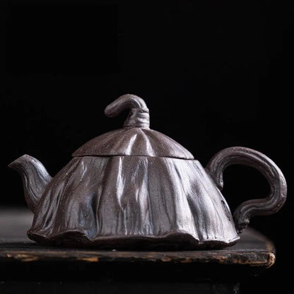 Hand-Carved Lotus Zisha Teapot main product photo for zisha teapot
