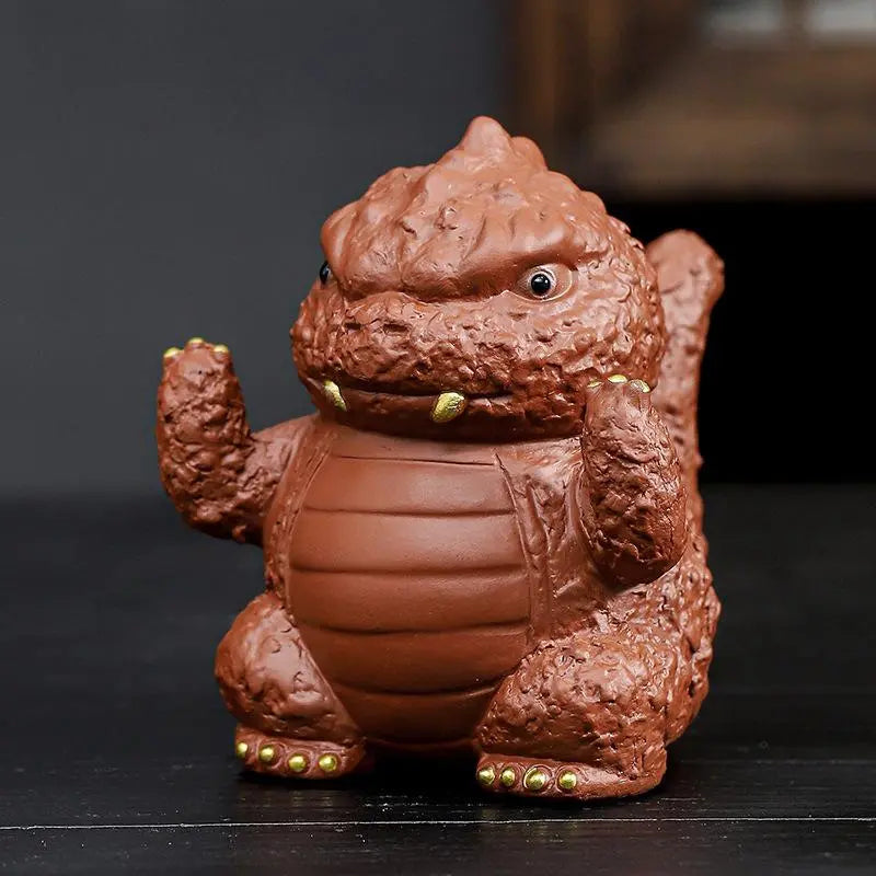 Cute Dinosaur Tea Pets detail photo 2 for gongfu tea pet