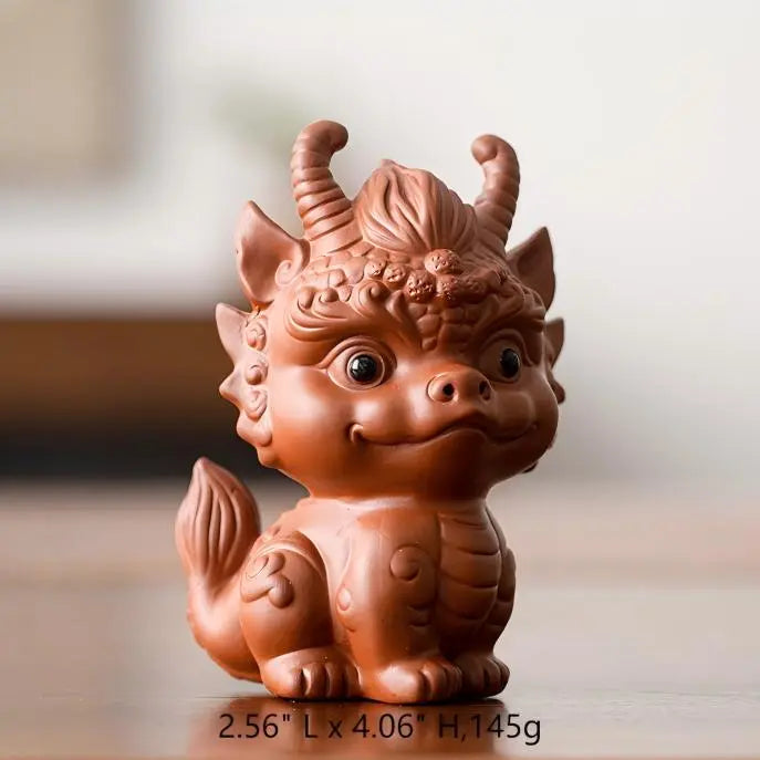 Purple Clay Figurine product gallery photo 8 for gongfu tea pet