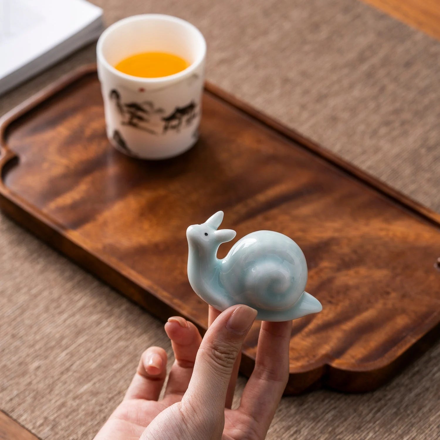 Snail Tea Pet product gallery photo 5 for gongfu tea pet