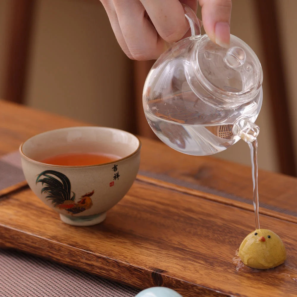 Tiny Chicken Tea Pet detail photo 3 for gongfu tea pet