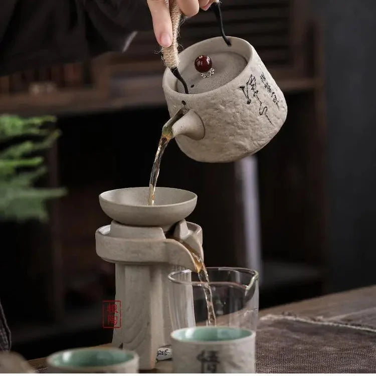 Wabi-Sabi Ceramic Gongfu Tea Set product gallery photo 12 for ceramic gongfu tea set