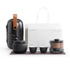 Wild Sea — Black Travel Tea Set with Hard Case, 190ml Teapot & Tea Canister