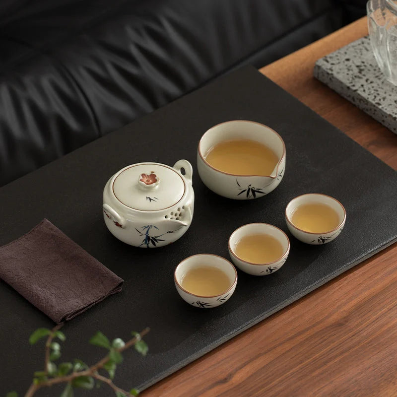 Zen Portable Tea Set with Travel Case detail photo 3 for travel tea set