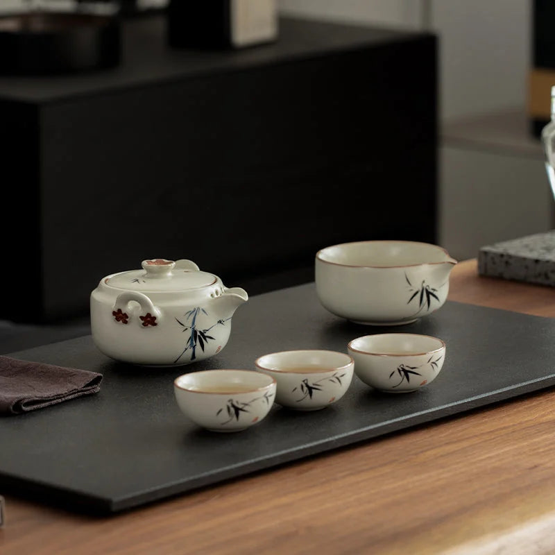 Zen Portable Tea Set with Travel Case product gallery photo 7 for travel tea set